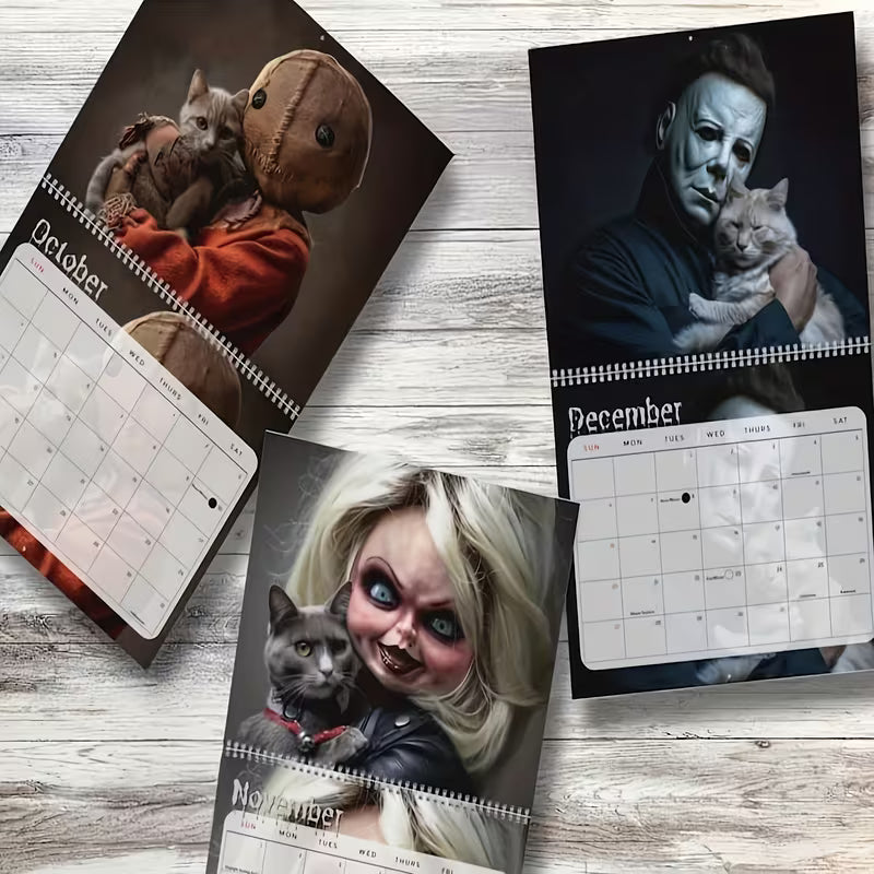 Calendrier Horreur mais avec des chats