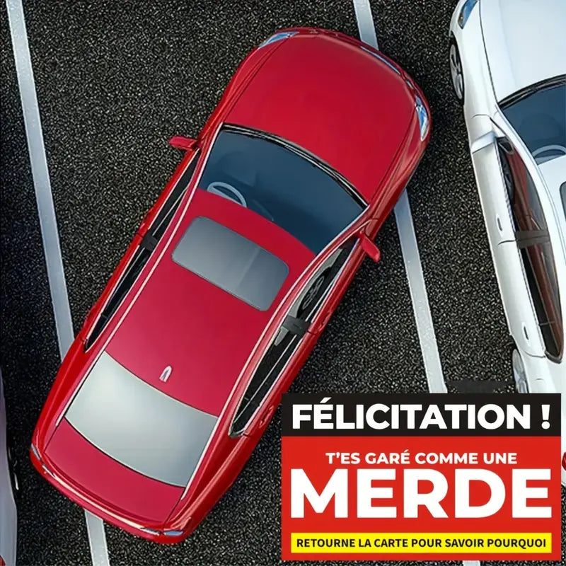 Congratulations Cards, You Parked Like Shit