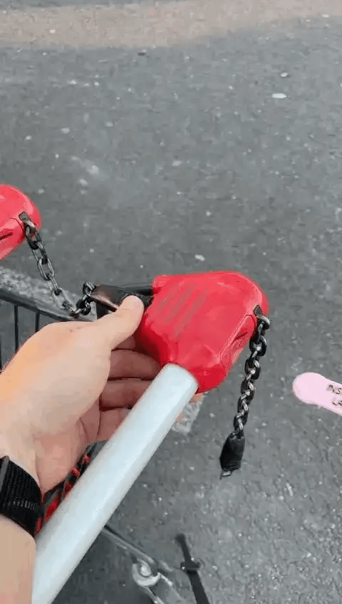 Porte clés zizi jeton de caddie