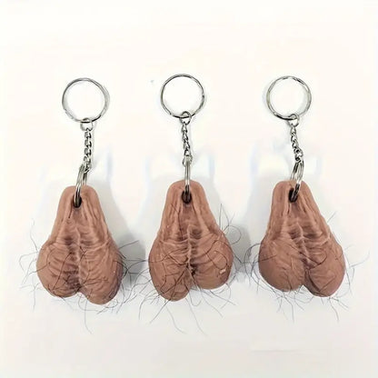 Testicles keychain