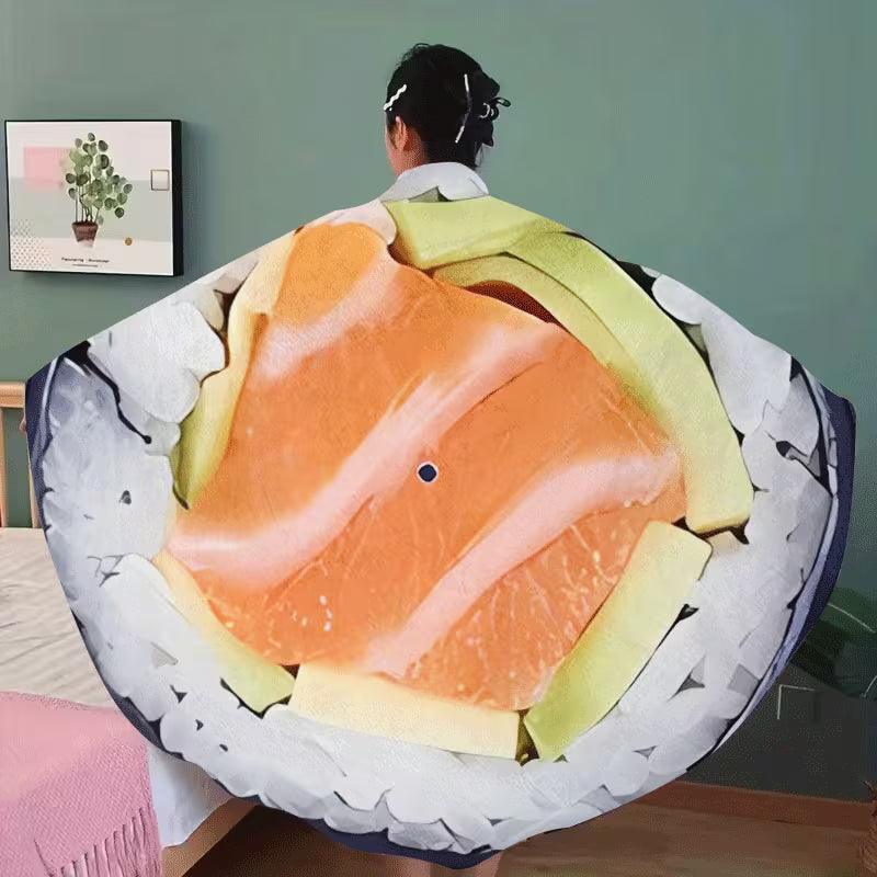 Plaid en flanelle motif imprimé