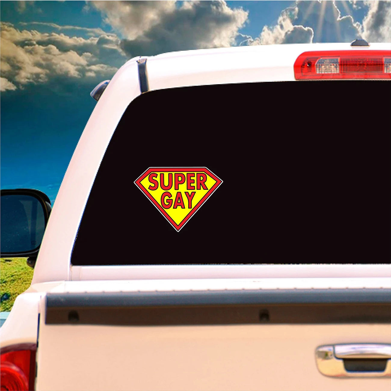 Autocollant Super Gay
