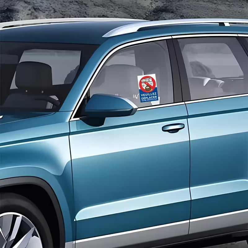 Autocollants “Tu t’es garé comme une merde”