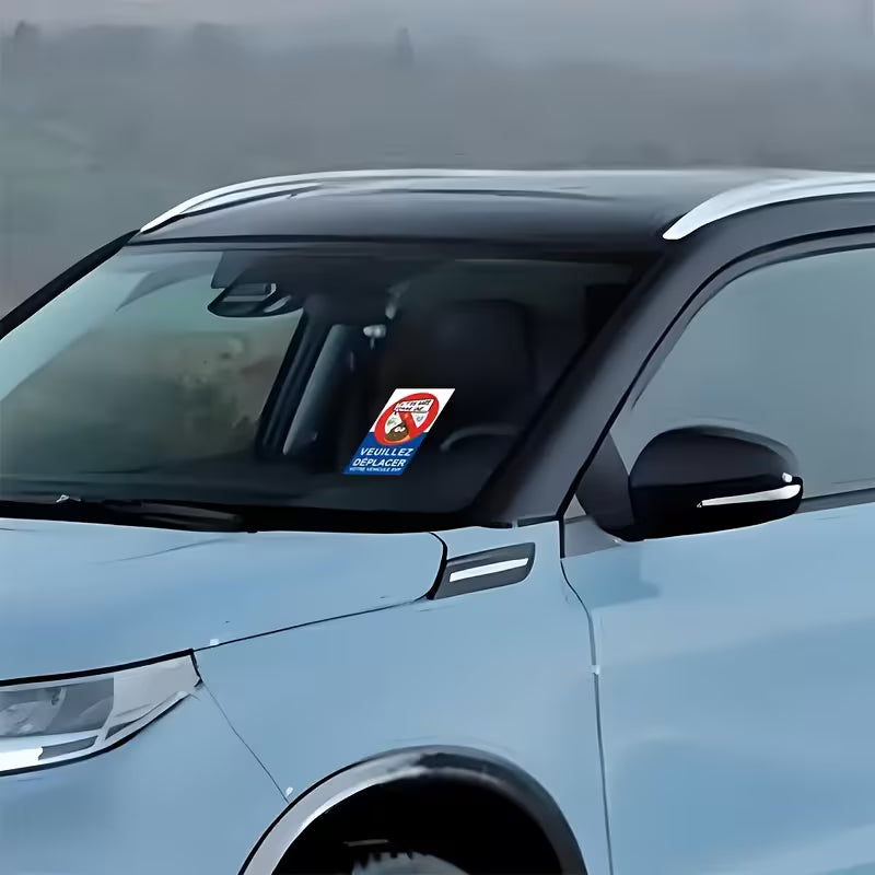 Autocollants “Tu t’es garé comme une merde”