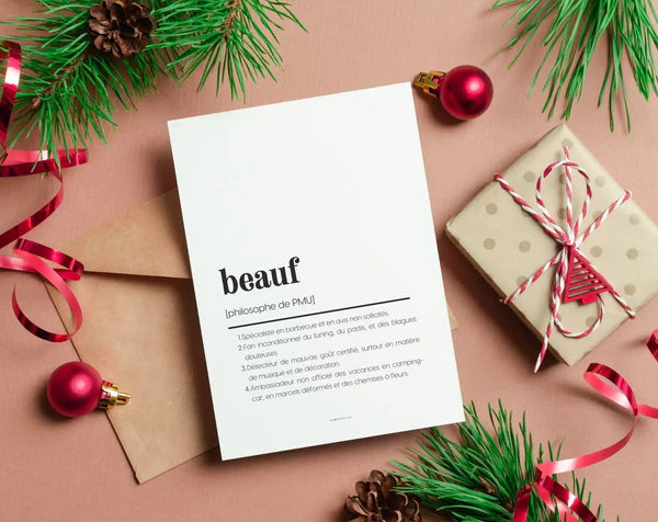 Affiche Beauf à imprimer