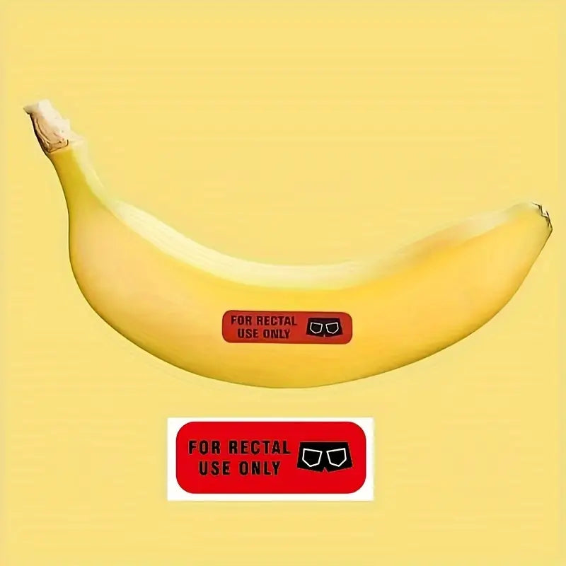 Lot de 100 autocollants "For Rectal Use Only"