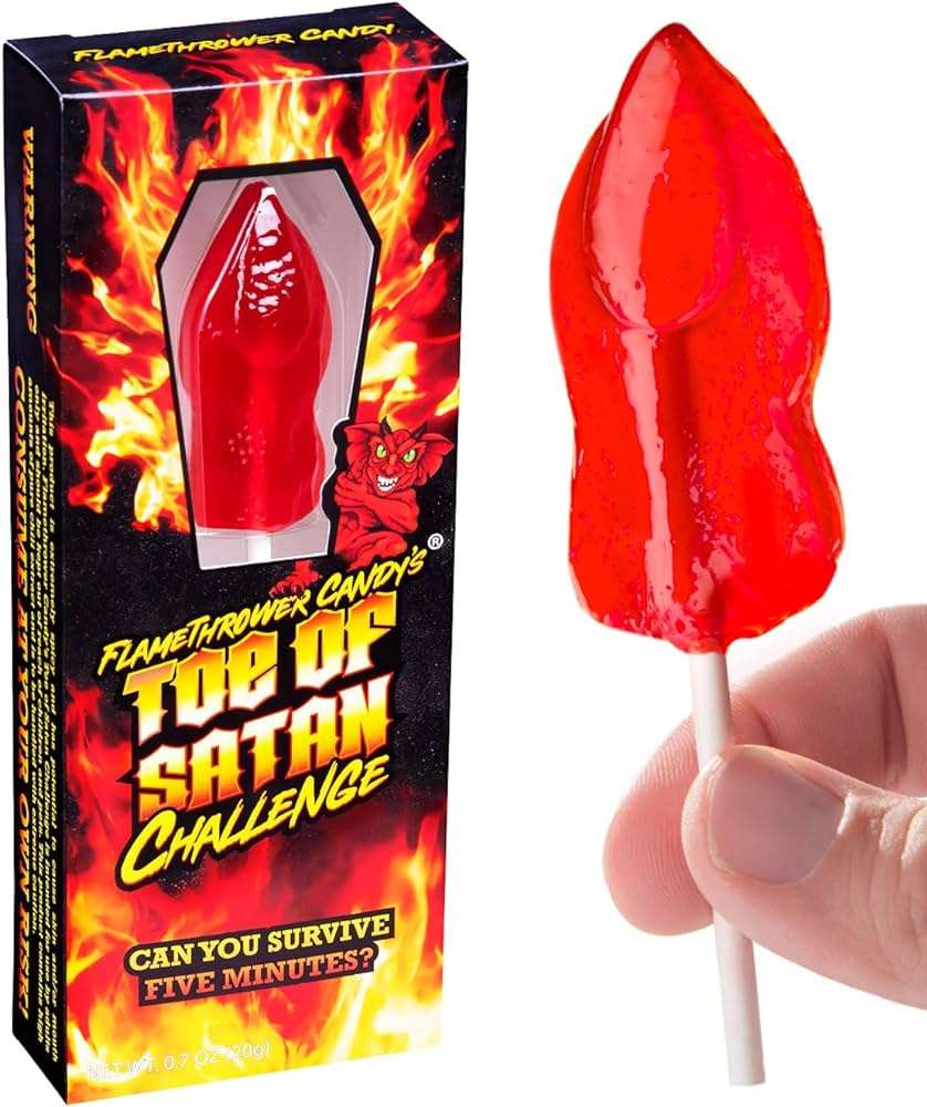 Toe of Satan Challenge, la sucette la plus forte du monde