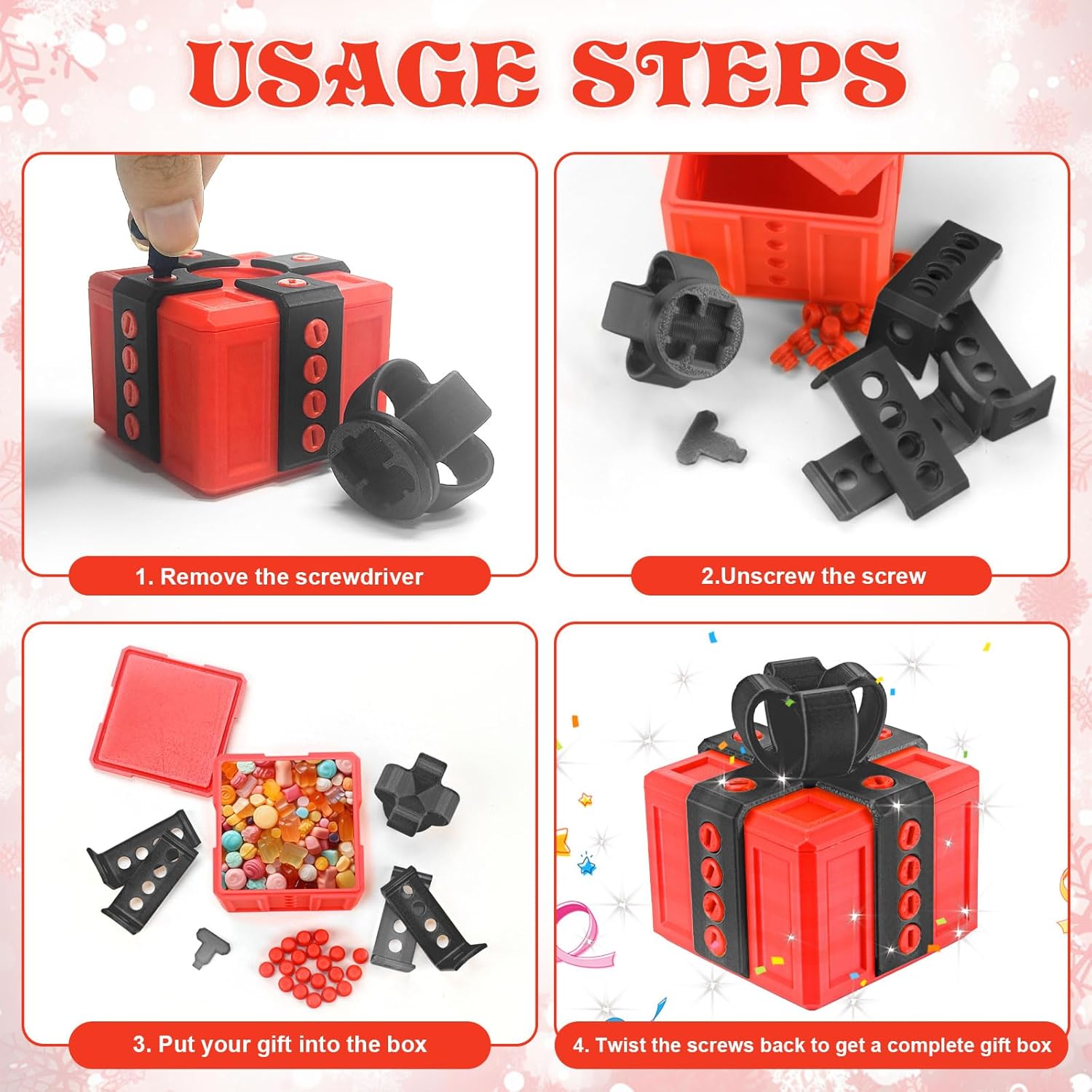 Boîte casse tête surprise à ouvrir