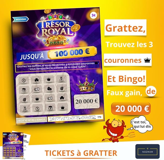 Faux ticket à gratter gagnant de 20'000€