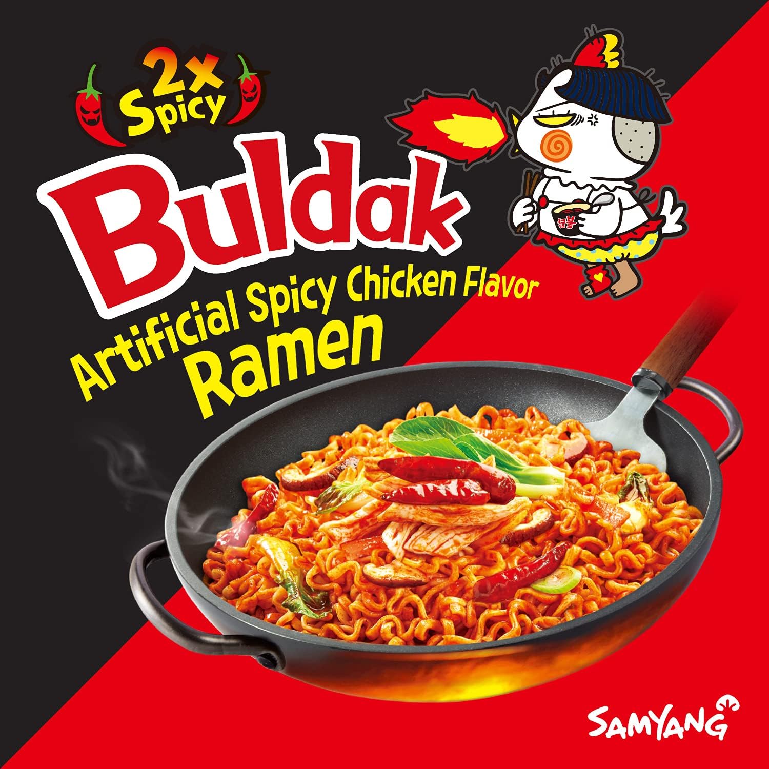 Nouilles Buldak 2x Spicy Hot Chicken