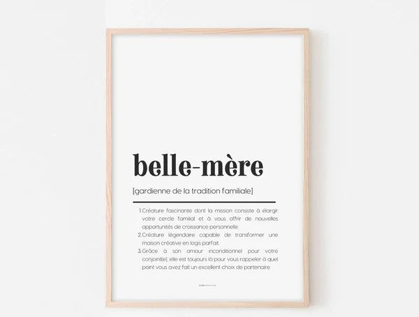 Schwiegermutter-Poster zum Ausdrucken