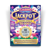 Faux ticket à gratter Jackpot