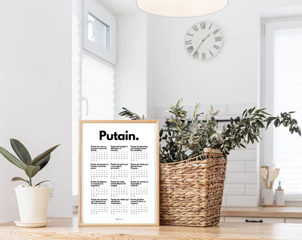 Calendrier Putain pour son patron à imprimer