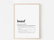 Affiche Beauf à imprimer