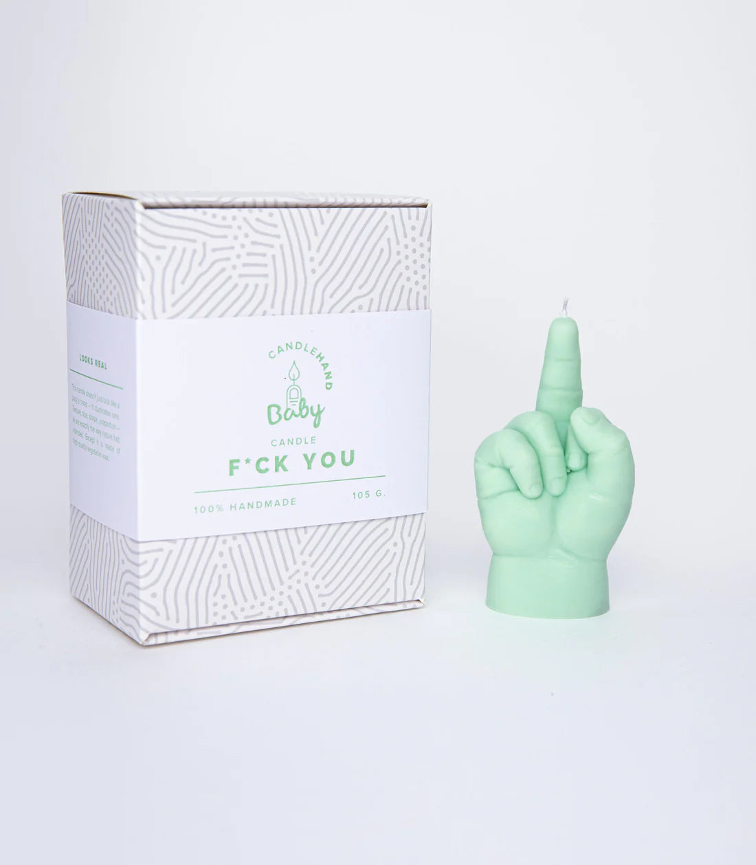 Bougie bébé F*ck vert