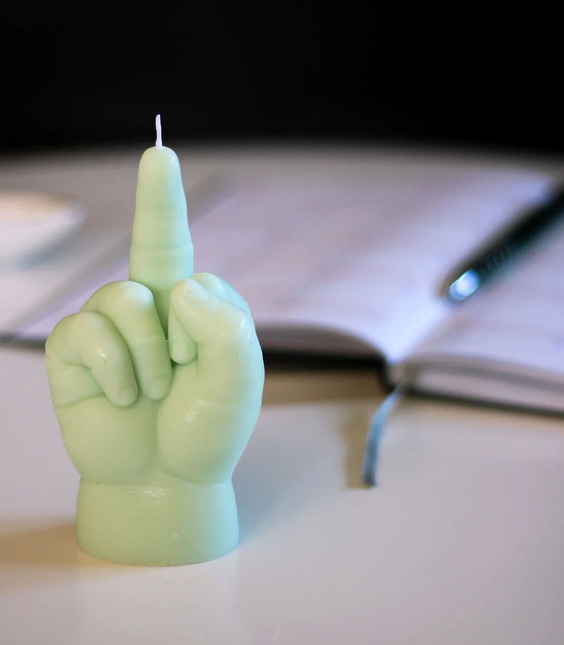 Bougie bébé F*ck vert