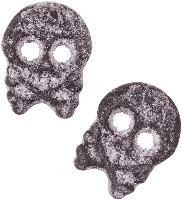 Bonbons Bubs Godis Salt Skalle, les bonbons très salés