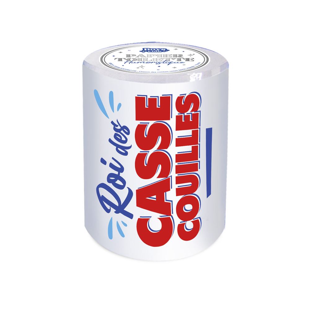 Humorvolle Toilettenpapierrolle