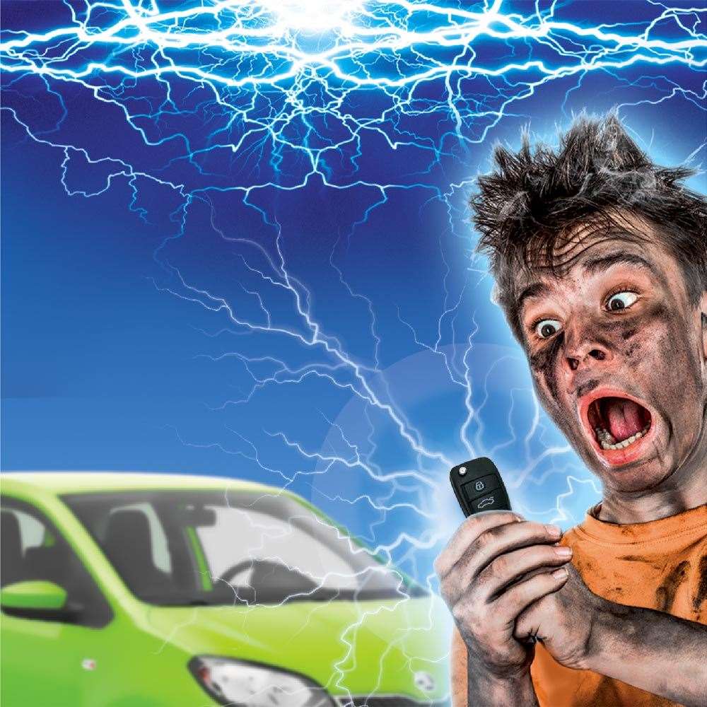 Clé de voiture électrique