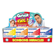Bonbons miracles, les fausses boîtes de médicament humoristique