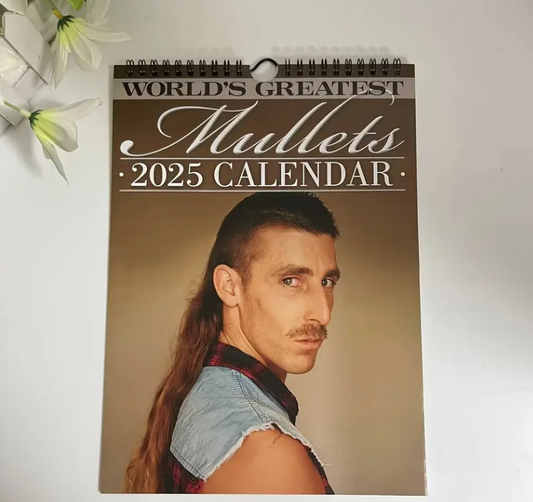 2025 Calendar of the Best Mullet Haircuts