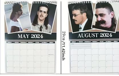 2025 Calendar of the Best Mullet Haircuts