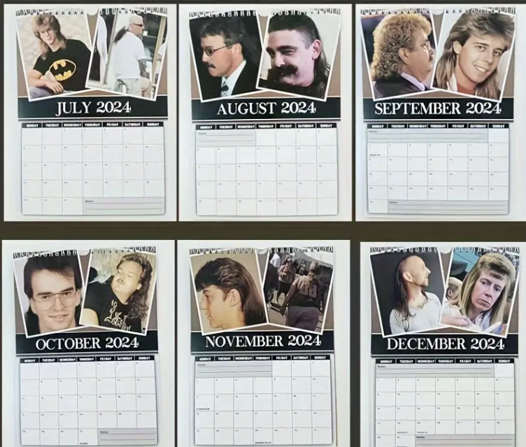 2025 Calendar of the Best Mullet Haircuts