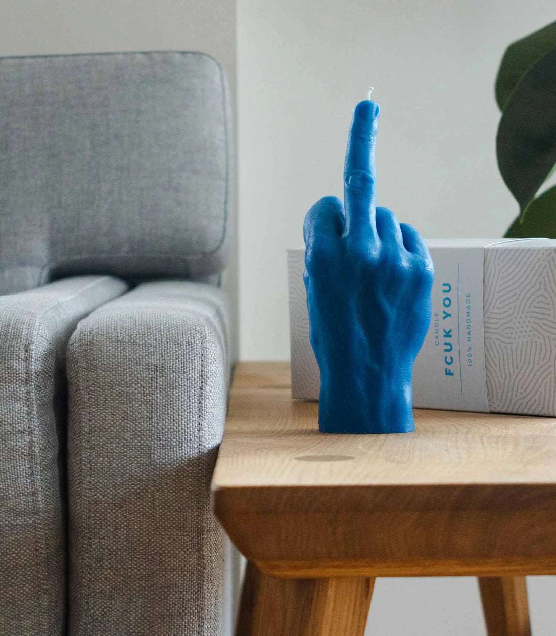 Bougie F*ck bleu