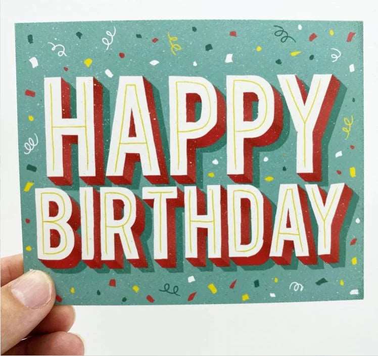 Lot de 3 pièges à paillettes Happy Birthday