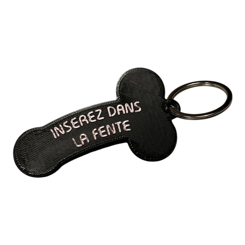 Porte clés zizi jeton de caddie