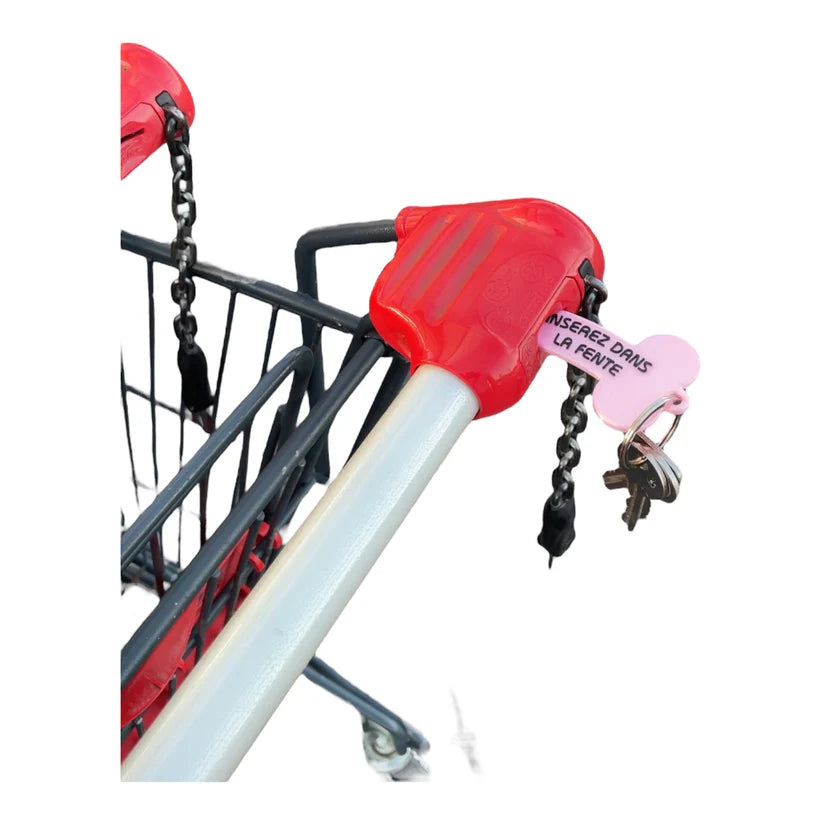 Porte clés zizi jeton de caddie