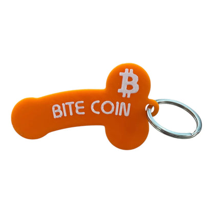 Cock key ring shopping cart token