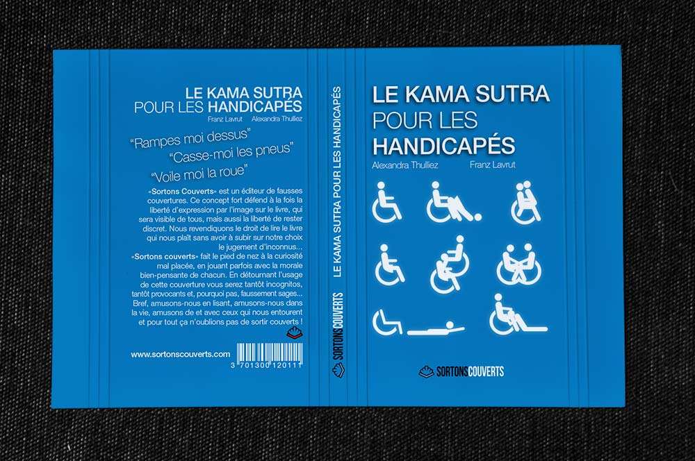 Fausse couverture "Le Kama Sutra pour les handicapés"