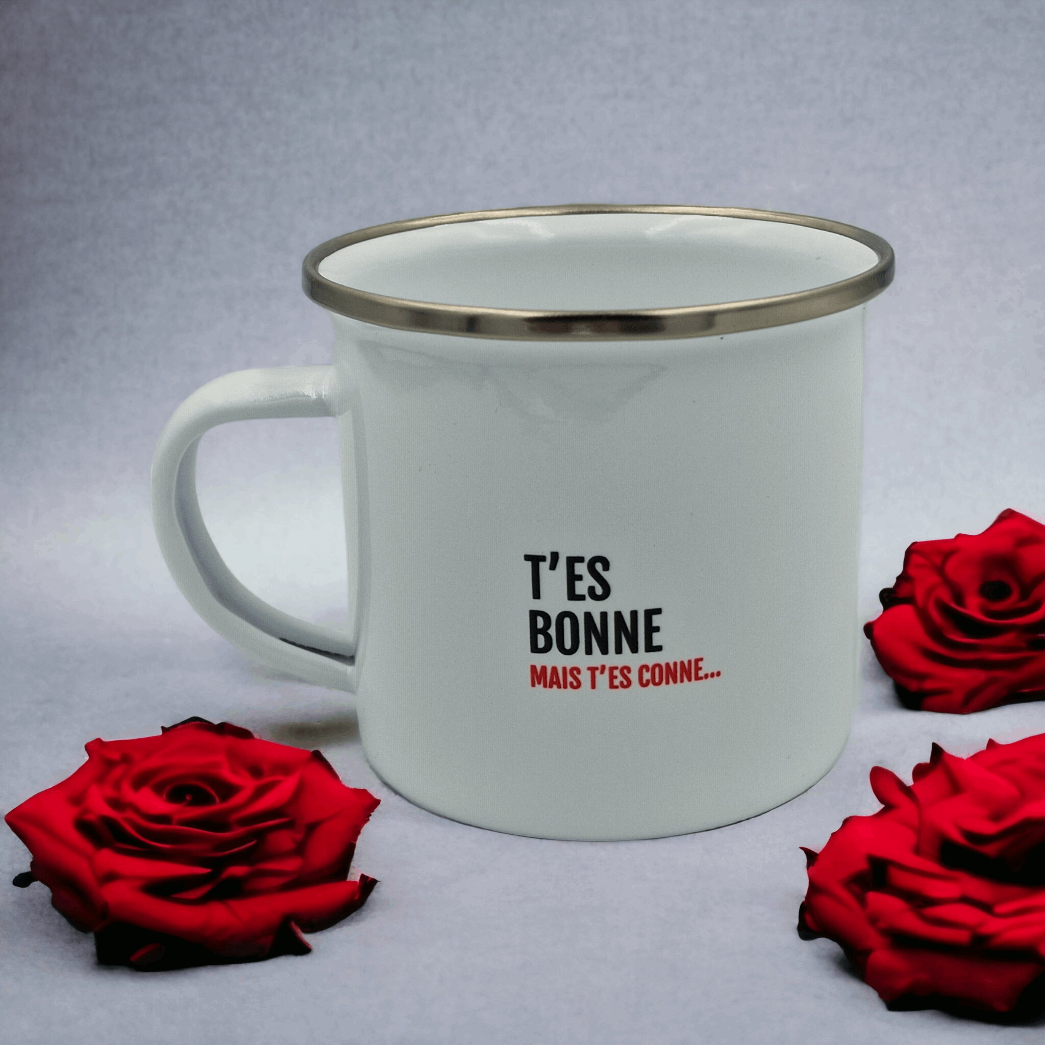 Mug T'es bonne mais t'es conne...