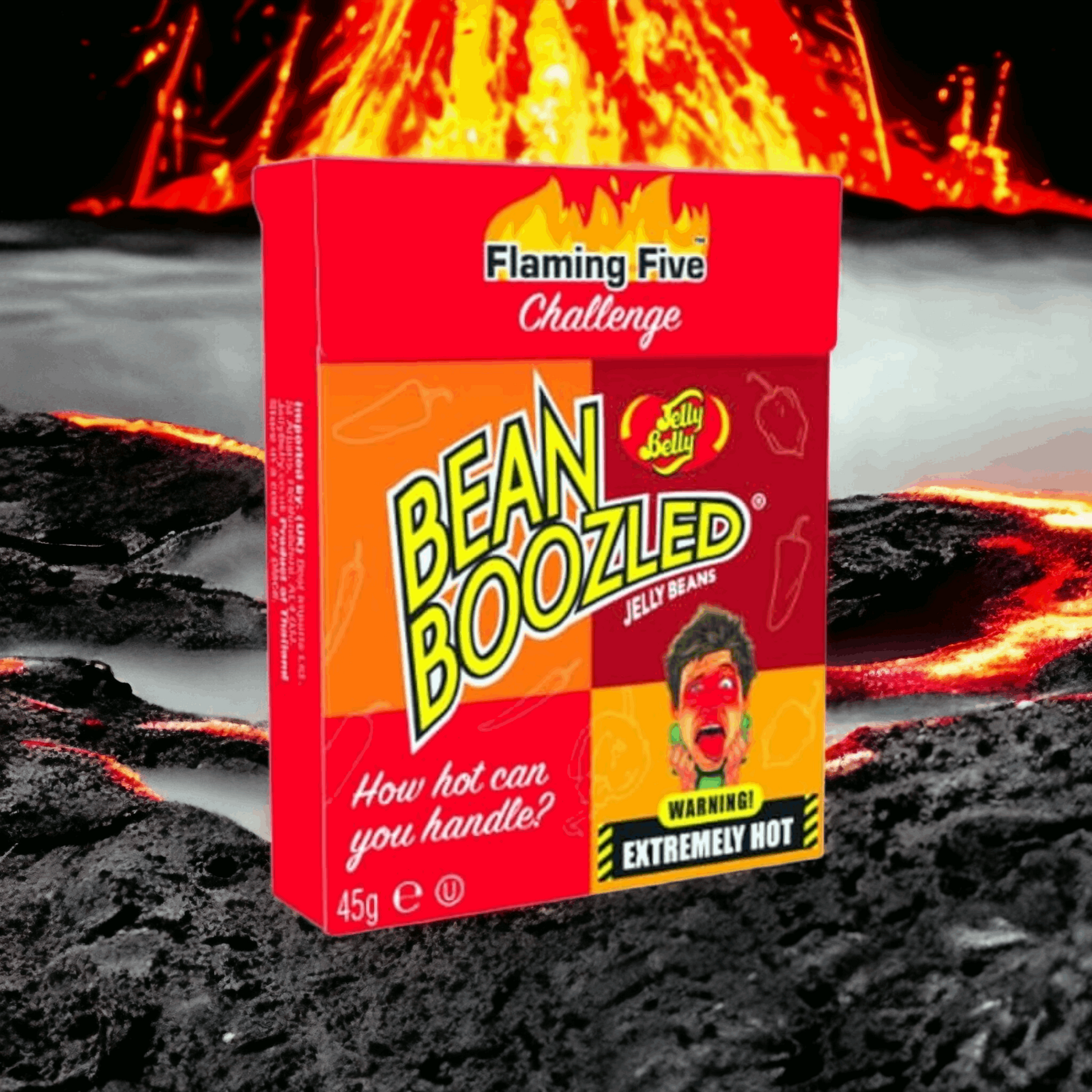 Bean Boozled Jelly Belly Flaming Five Challenge – Cadeau Empoisonné