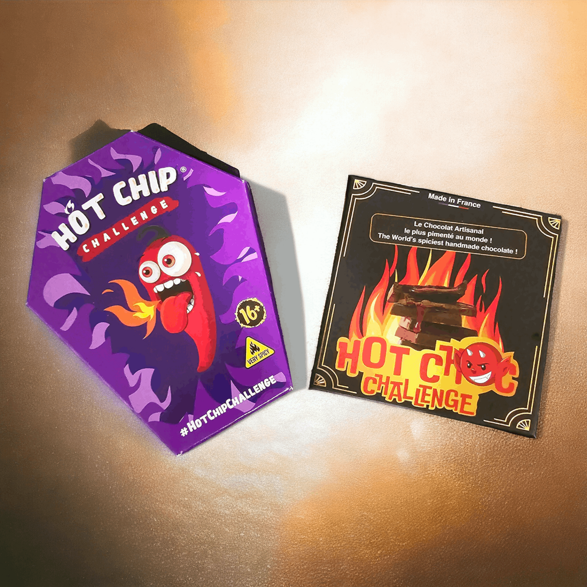 Pack Hot Choc Challenge et Hot Chip Challenge