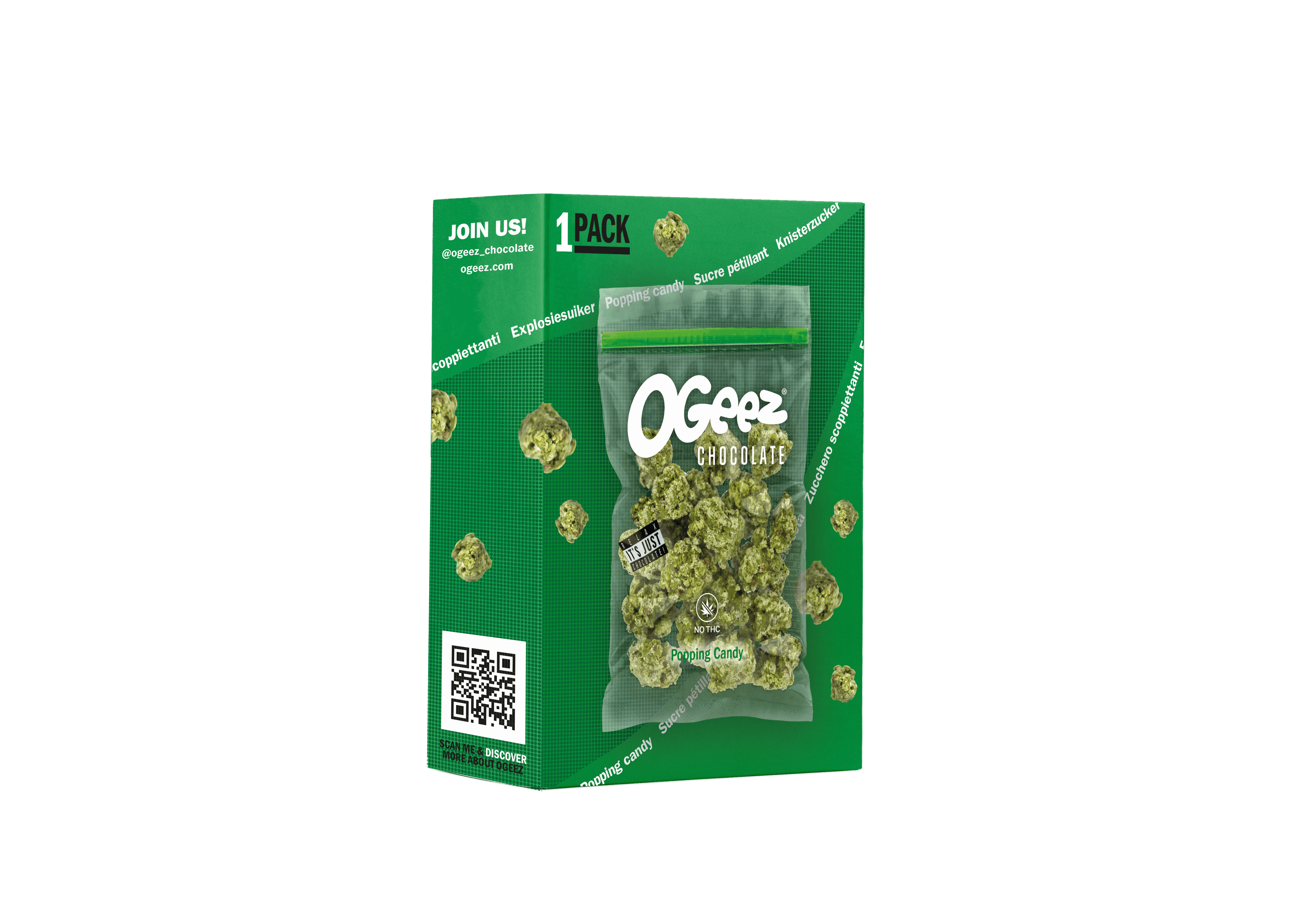 Chocolat Ogeez Popping Candy