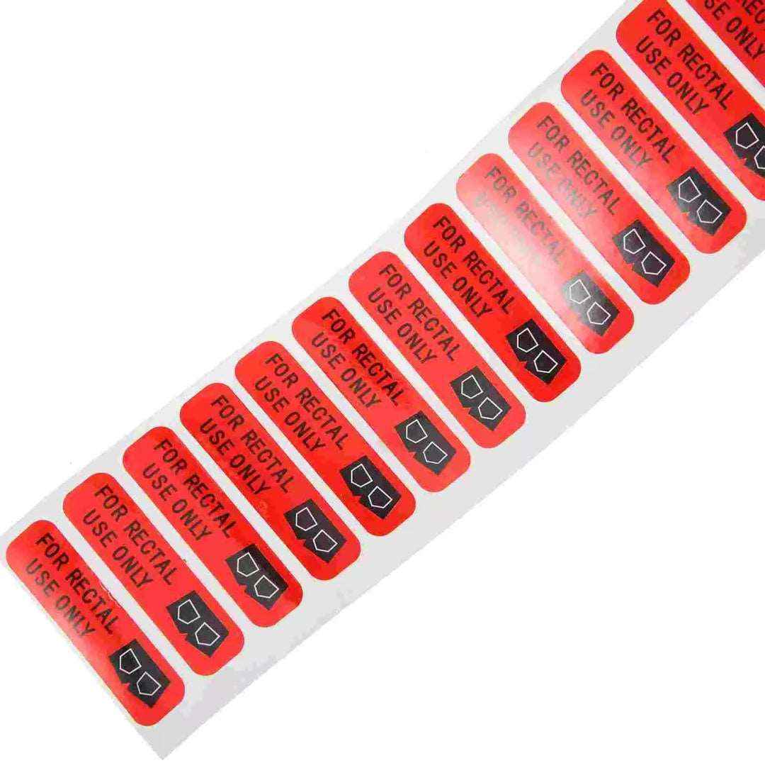 500 Pegatinas Solo Para Uso Rectal. Pegatinas Falsas
