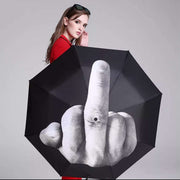 Parapluie doigt d'honneur