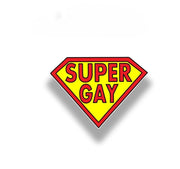 Autocollant Super Gay