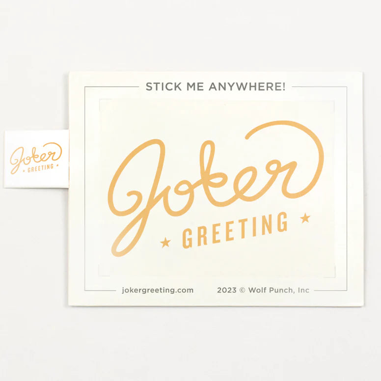 Carte Buzz Buzz à cacher avec paillettes