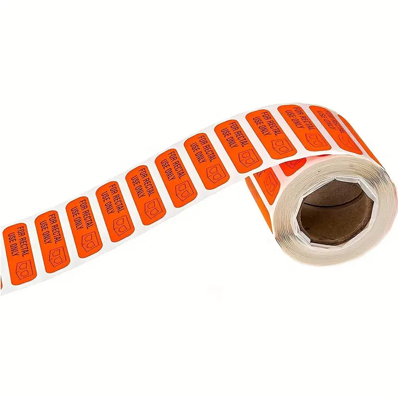 Lot de 100 autocollants "For Rectal Use Only"