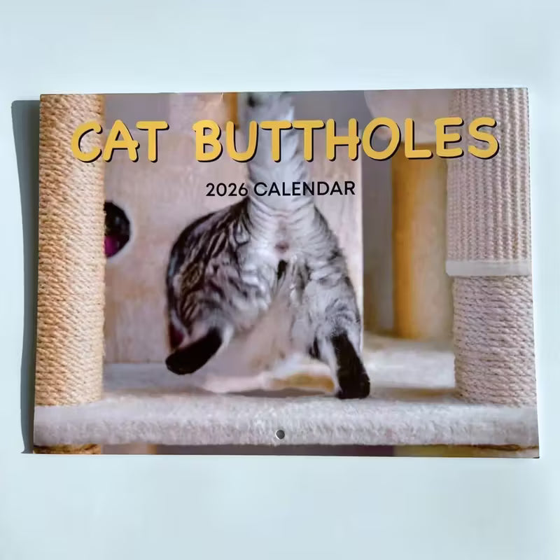 Calendrier des trous de cul de chat