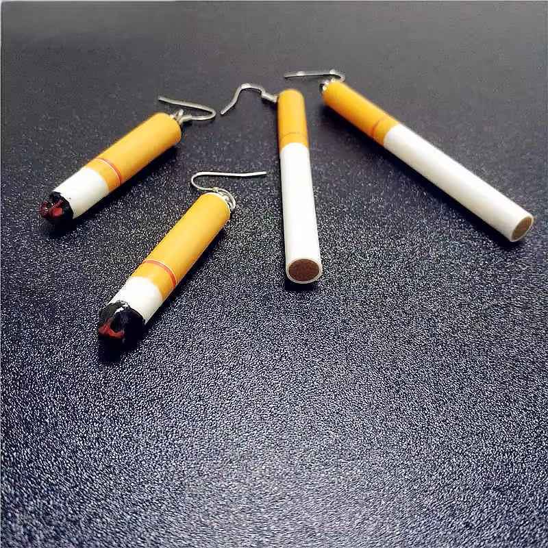 Boucles d'oreilles cigarette