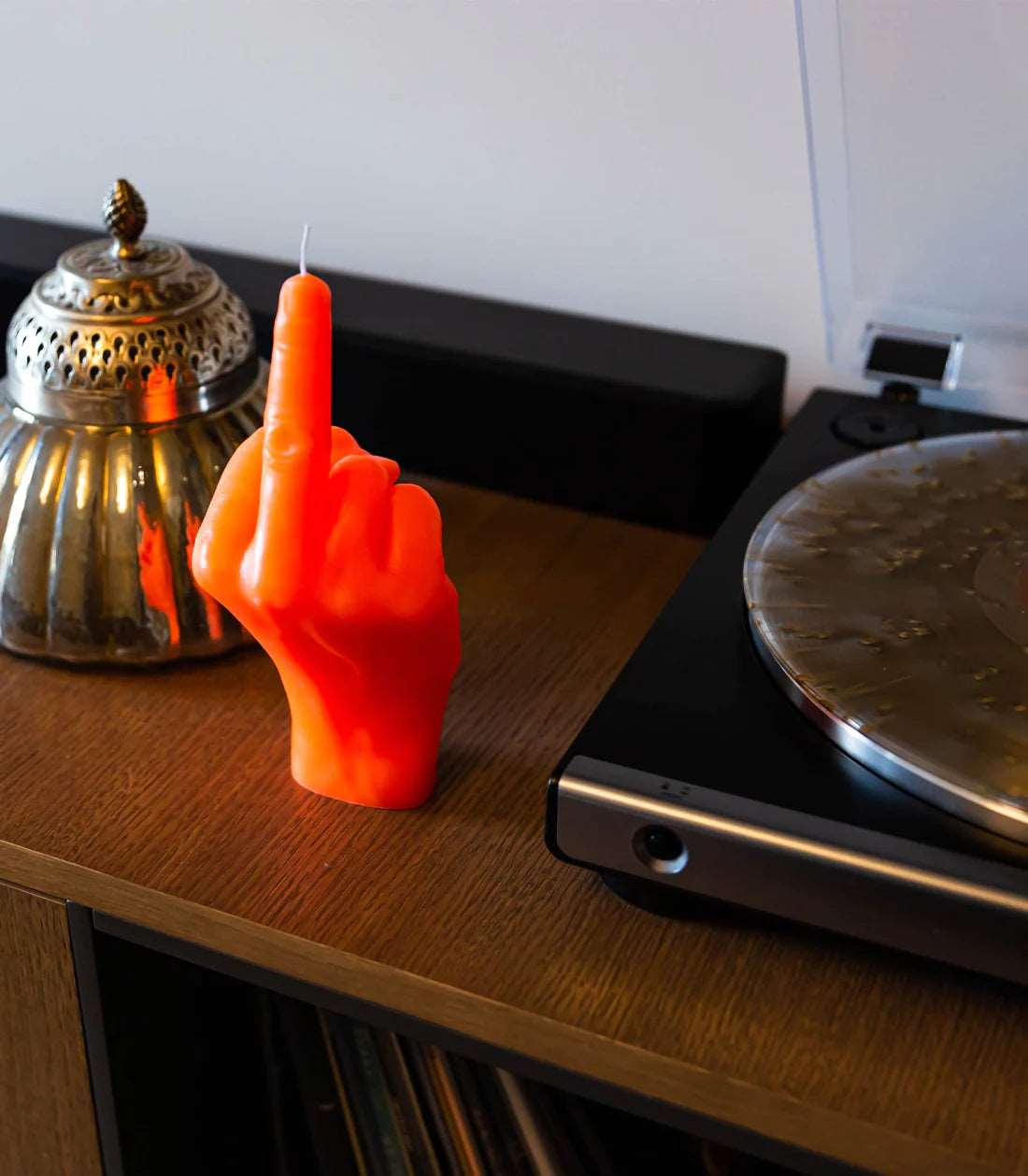 Bougie F*ck orange fluo