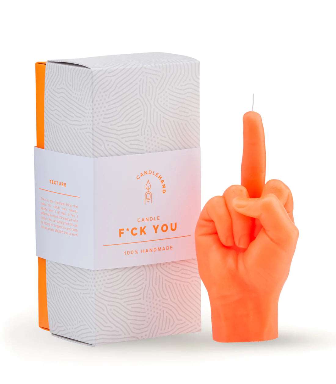 Bougie F*ck orange fluo