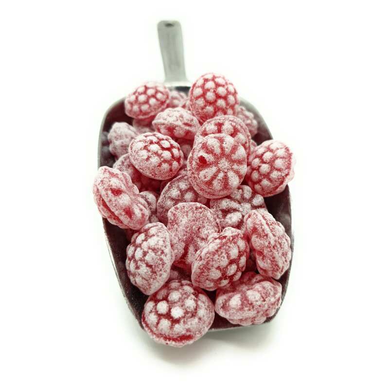 Raspberry and chili candies, very spicy candies