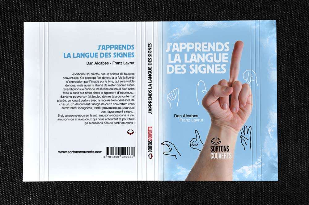 Fausse couverture "J'apprends la langue des signes"