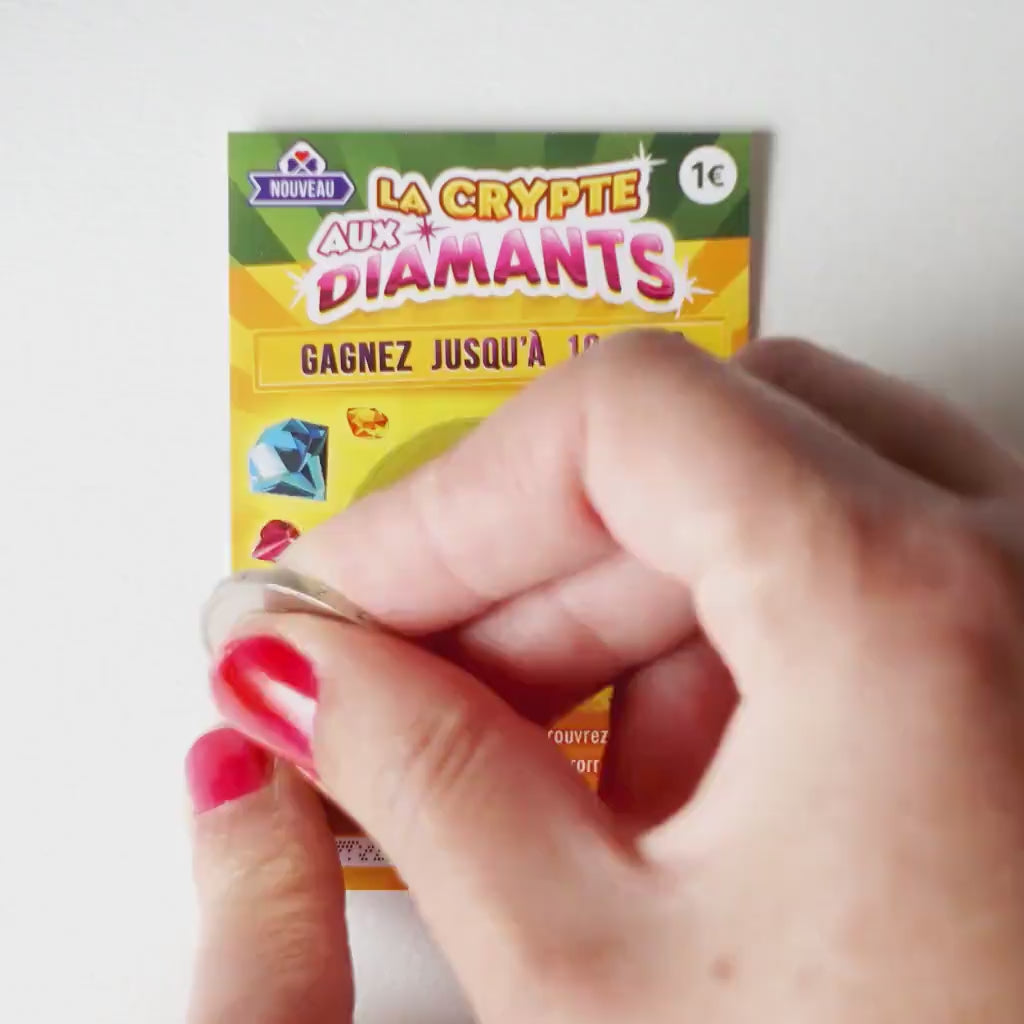 Fake scratch card winning €5,000