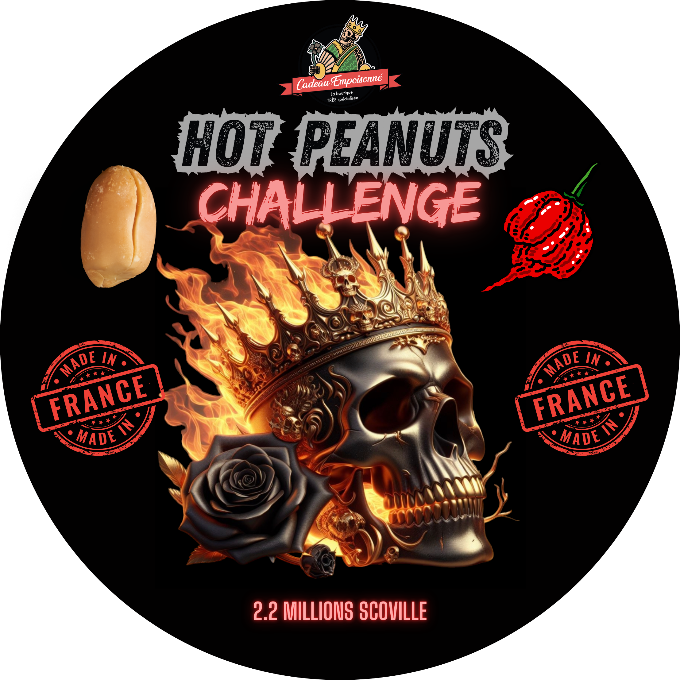 Hot Peanuts Challenge, les cacahuètes les plus fortes du monde